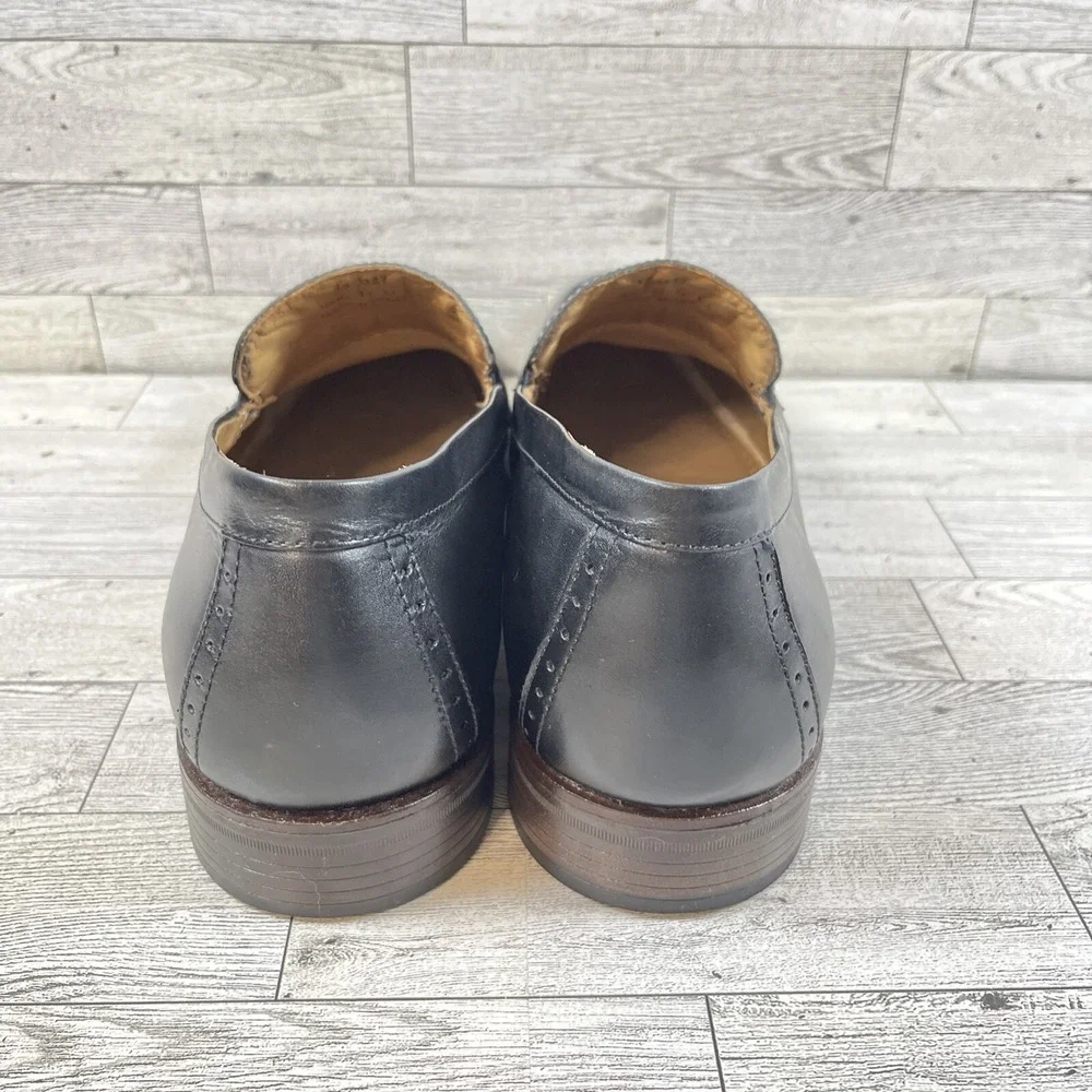 Johnston & Murphy Black Leather Penny Loafer Dress Shoes 15-3227 Men Size‎ 11M